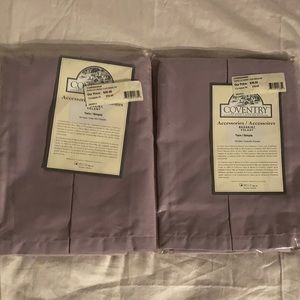 2 Lavender Twin Bedskirt